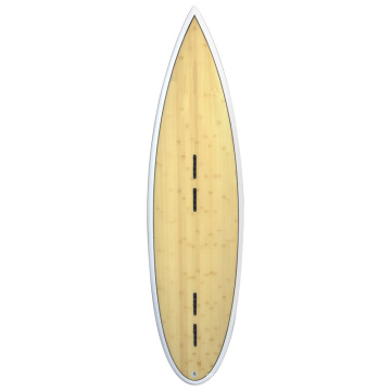 Kiteboard para prancha de surf de kitesurf, com folheado de bambu ou superfície de folheado de madeira